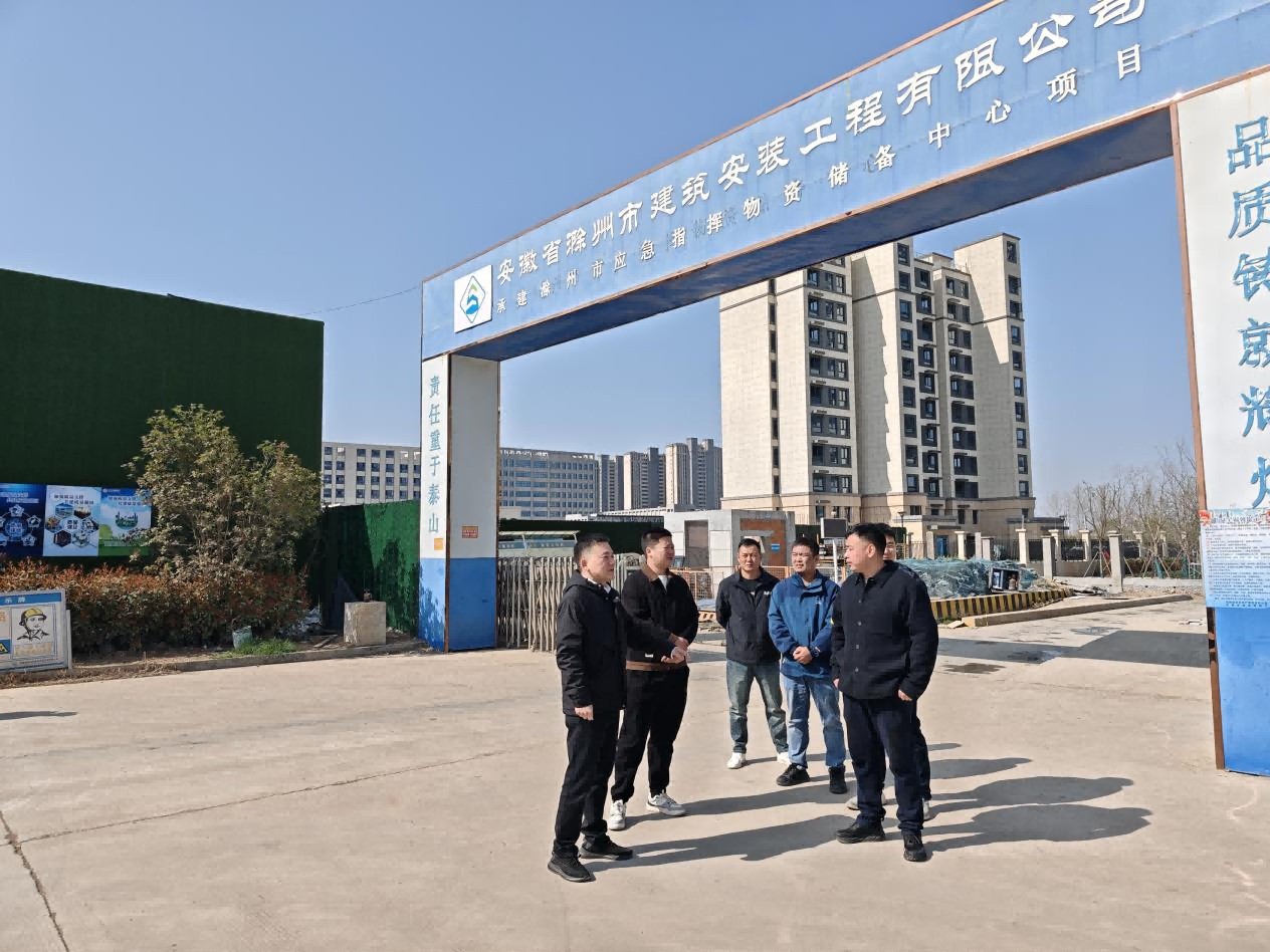 市文旅集团党委副书记、总司理张何何对应急大厦项目、璟悦里项目进项督导检查